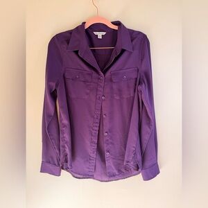 American Eagle Outfitters Rich Purple Shirt